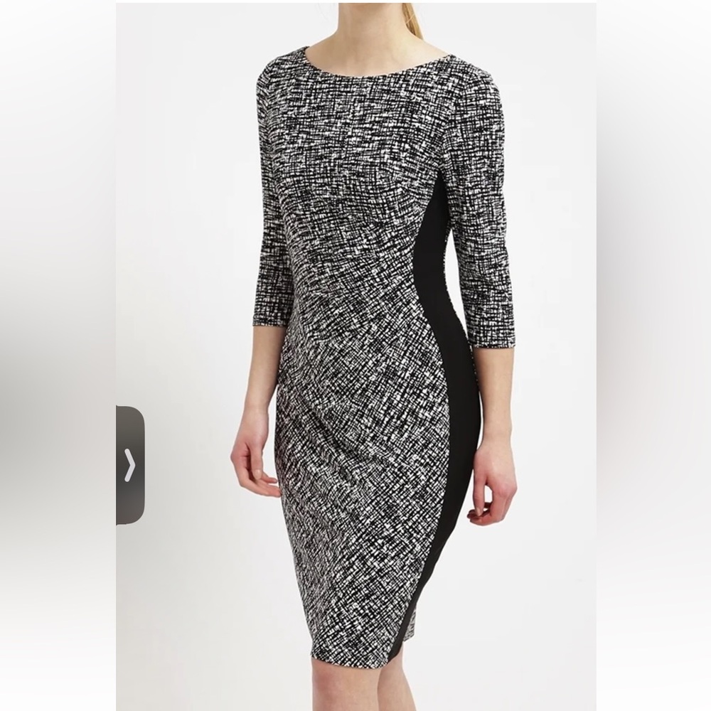 Ralph Lauren Checkered Black and White Dress